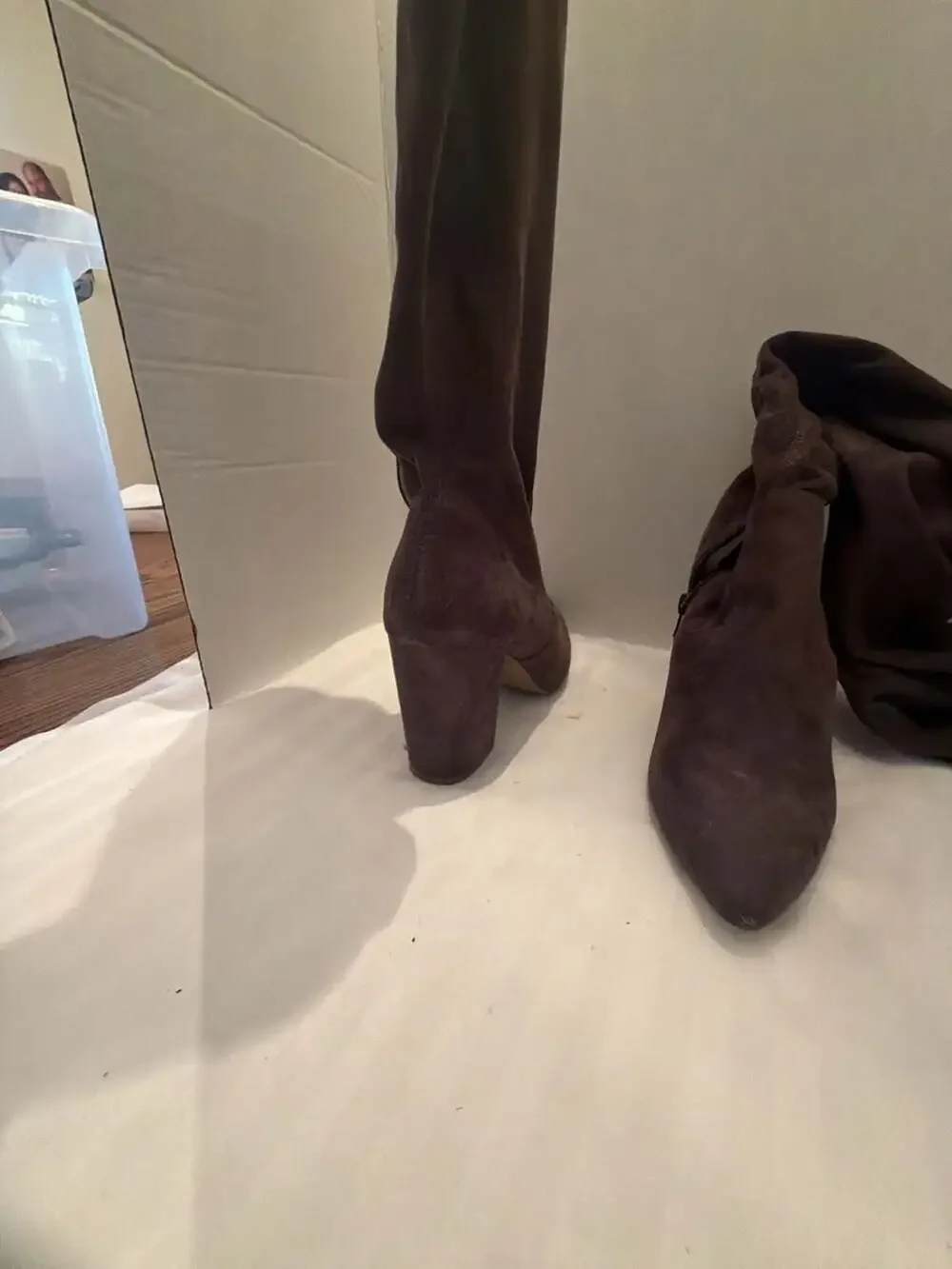 Journee Collection Rational Over The Knee Boot Size 8M Brown Suede
